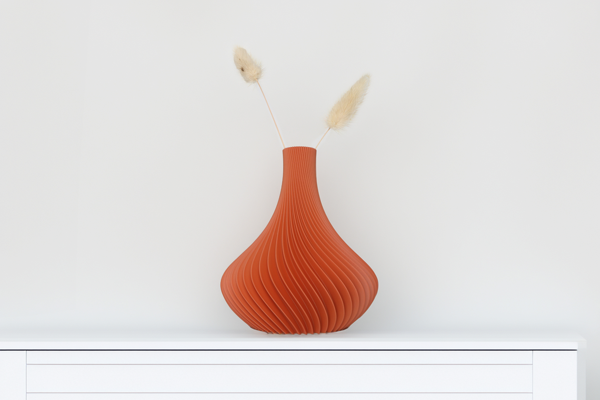 Asian-Inspired Elegant Flower Holder, Boho Chic Shelf Accent, Ming