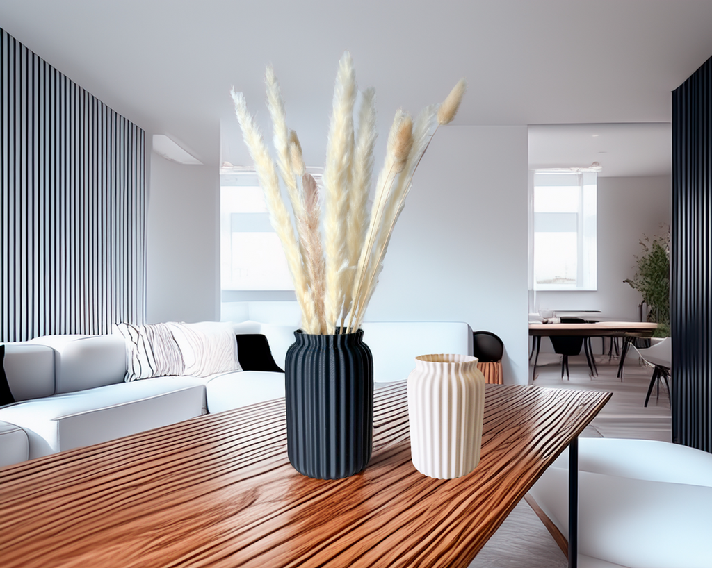 Minimal Refined Flower Vase, Japandi Home Decor, Essenza