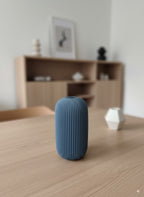 Curved Graceful Art Vase, Minimalist Room Accent, Curva