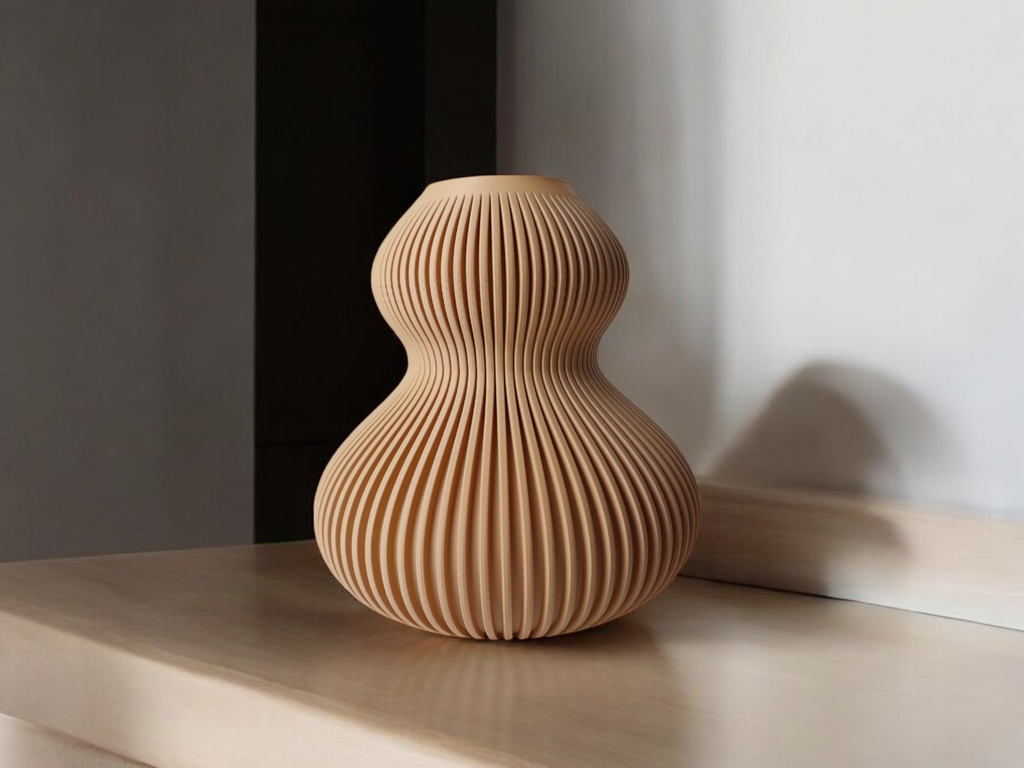 Airy Airy Decorative Vase, Japandi Living Room Art, Leve