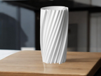Vibrant Lively Art Vase, Scandinavian Room Accent, Viva