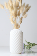 Modern Minimalist Flower Holder, Contemporary Shelf Accent, Pura