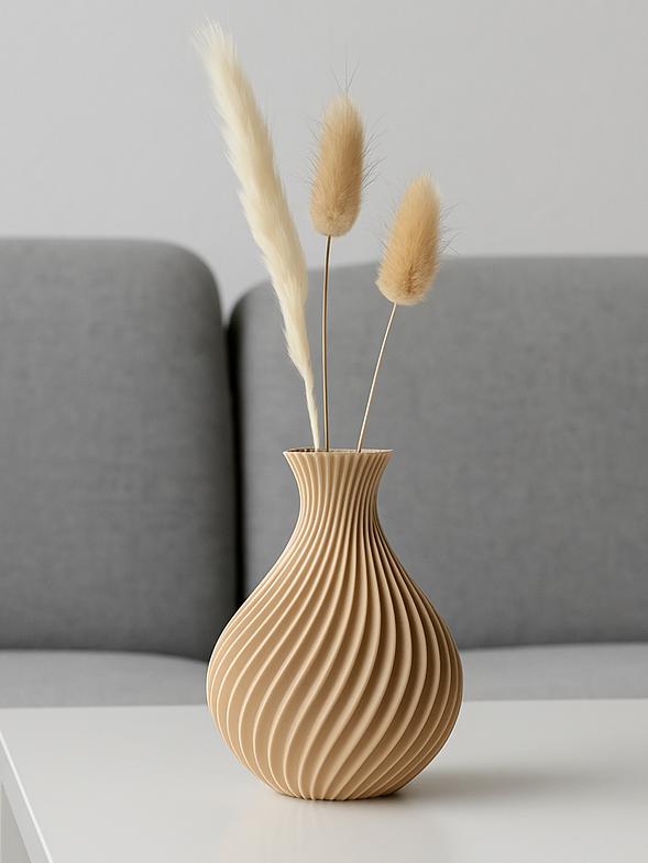 Abstract Abstract Art Vase, Scandinavian Room Accent, Enigma