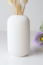 Modern Minimalist Flower Holder, Contemporary Shelf Accent, Pura