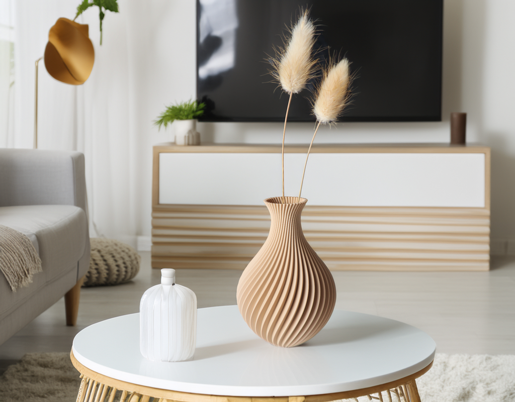 Abstract Abstract Art Vase, Scandinavian Room Accent, Enigma