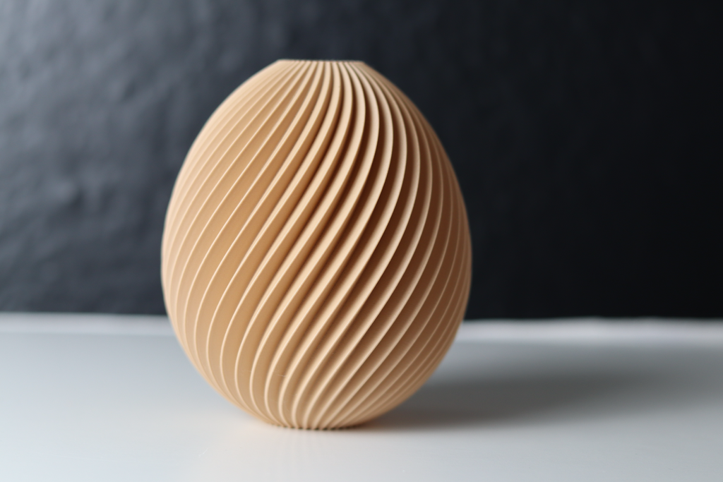 Modern Elegant Art Vase, Contemporary Room Accent, Nobre