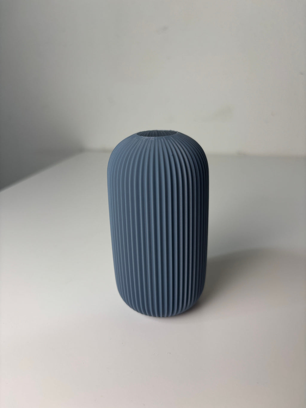 Curved Graceful Art Vase, Minimalist Room Accent, Curva