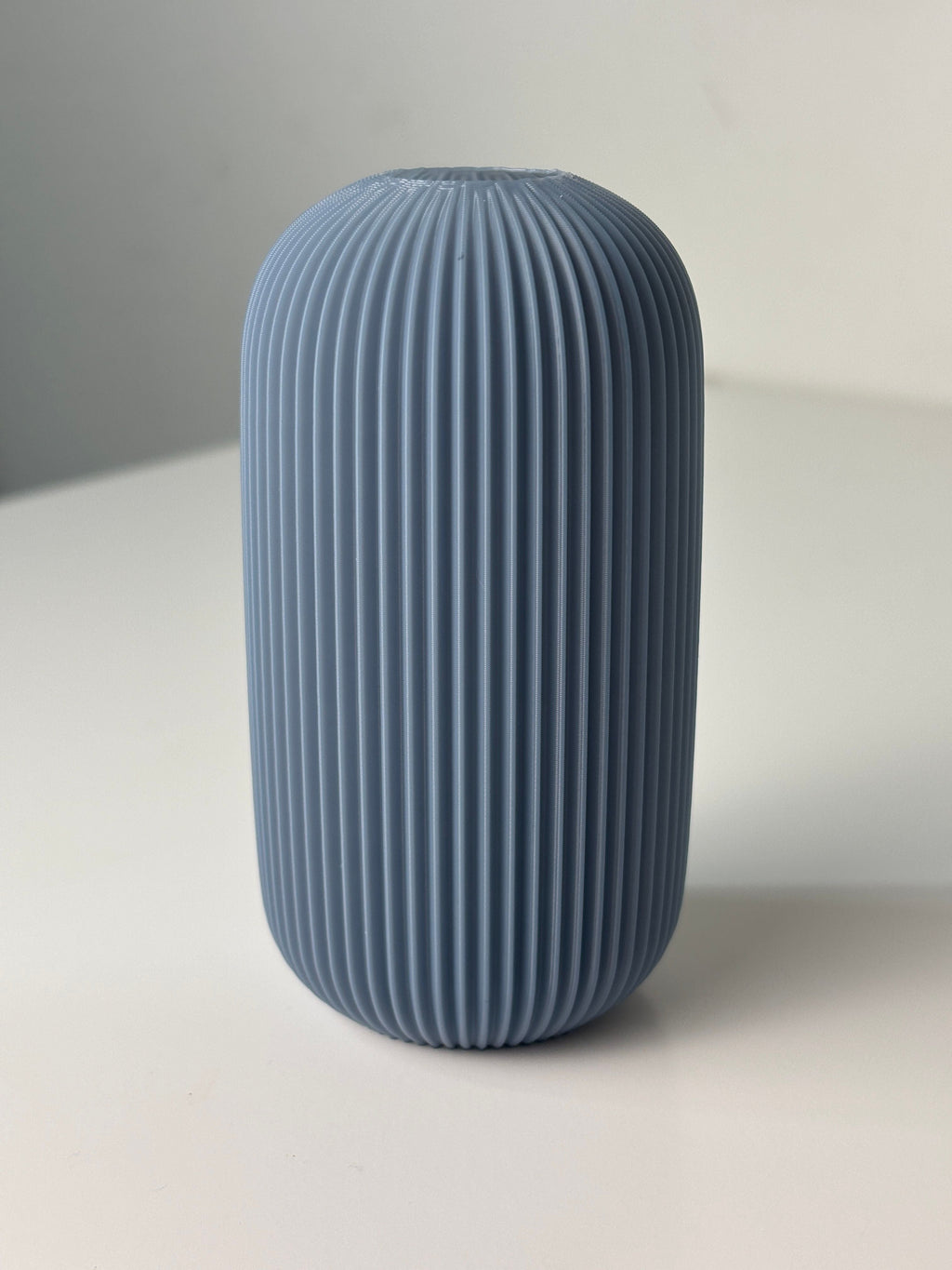 Curved Graceful Art Vase, Minimalist Room Accent, Curva