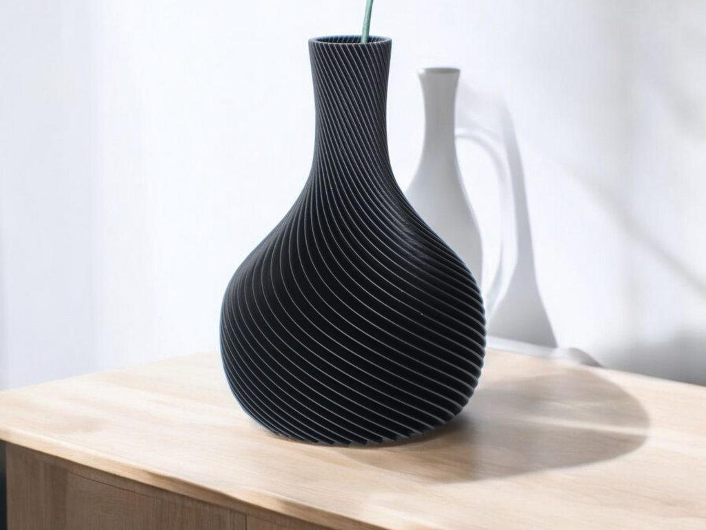 Flowing Dynamic Flower Vase, Minimalist Home Decor, Fluxo