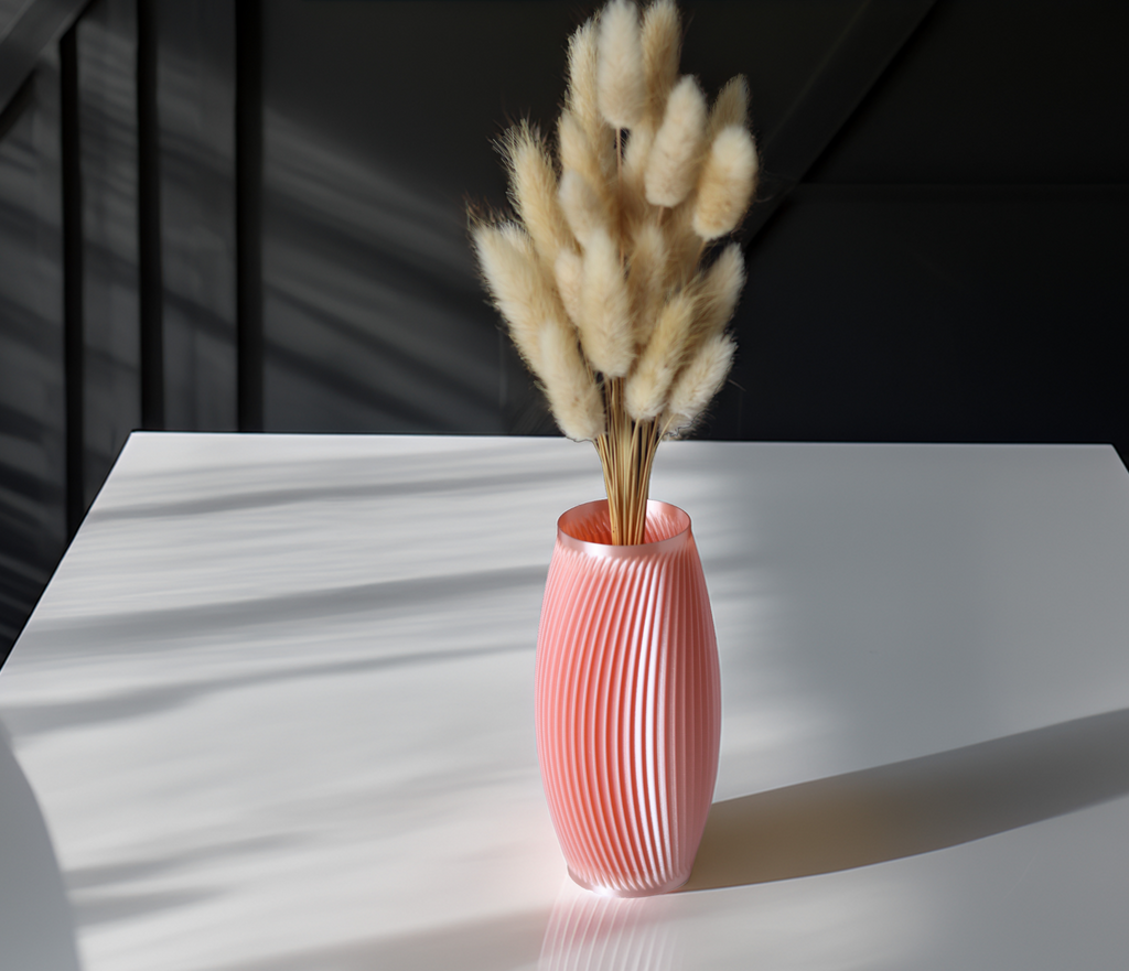 Ovoid Organic Accent Vase, Minimalist Table Decor, Ovum