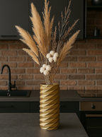 Coiled Textured Accent Vase, Minimalist Table Decor, Gomitolo