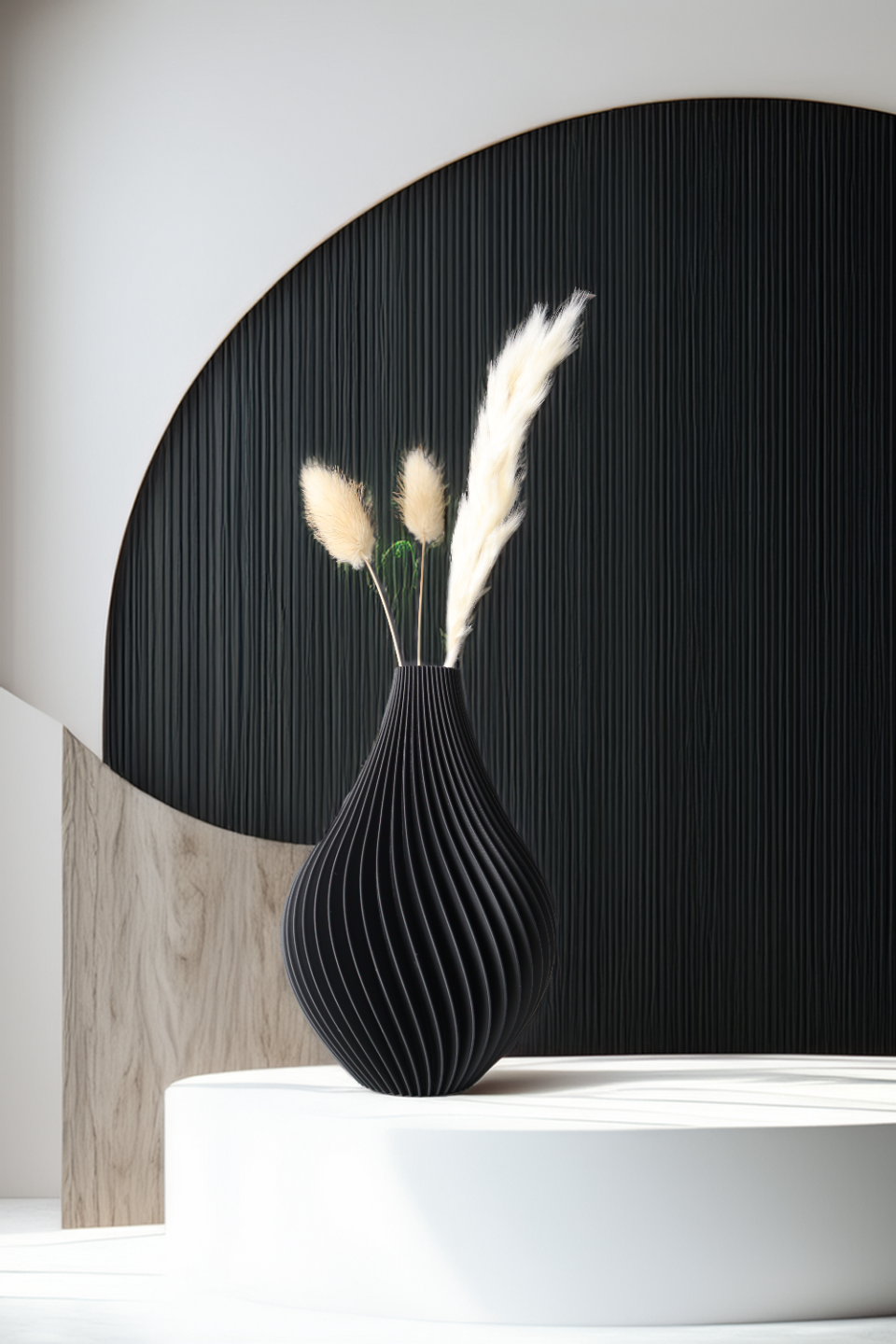 Spiral Dynamic Decorative Vase, Modern Living Room Art, Giro