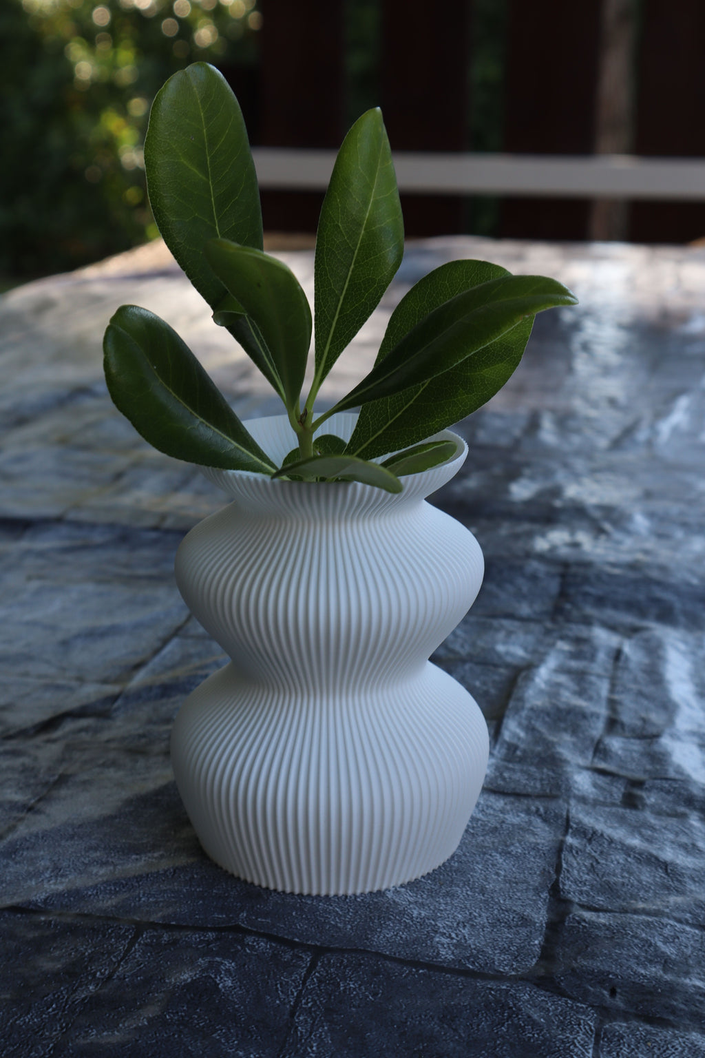 Organic Natural Flower Holder, Modern Shelf Accent, Broto