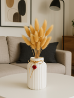 Minimal Refined Flower Vase, Japandi Home Decor, Essenza