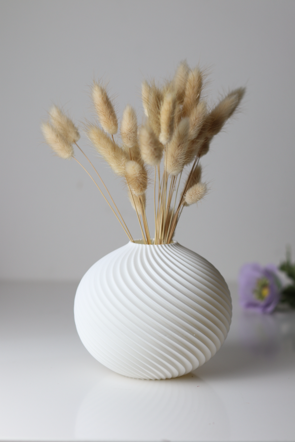 Sculptural Artistic Accent Vase, Modern Table Decor, Sculpt