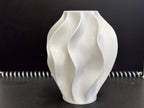 Wave Flowing Art Vase, Contemporary Room Accent, Onda