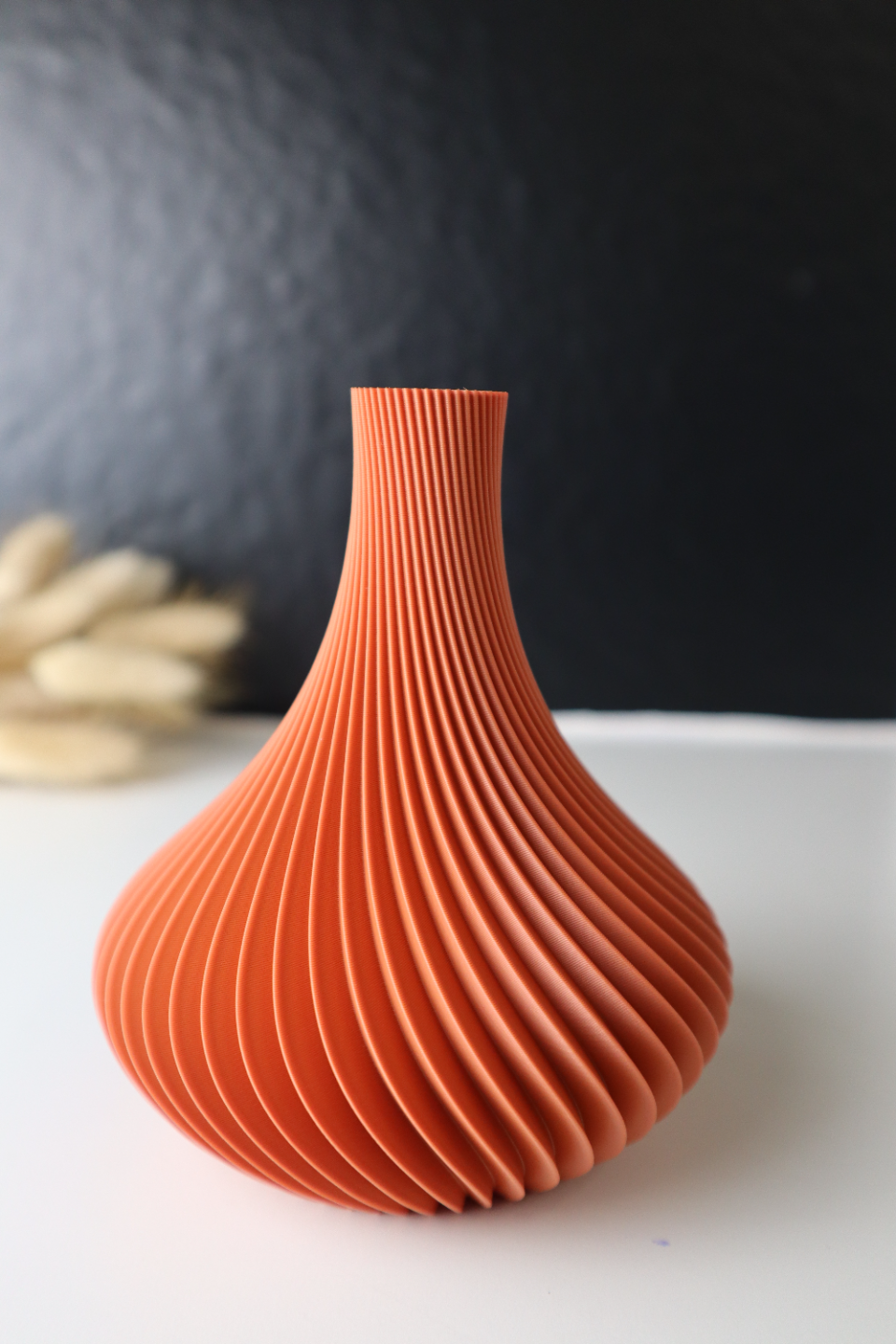 Asian-Inspired Elegant Flower Holder, Boho Chic Shelf Accent, Ming