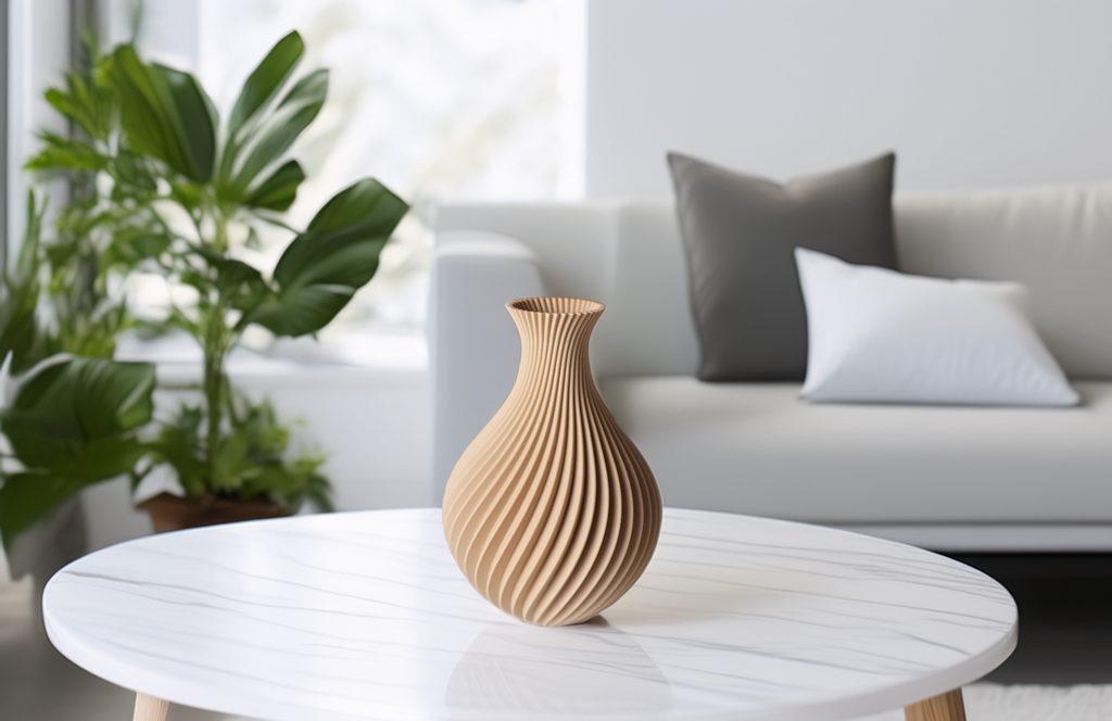 Abstract Abstract Art Vase, Scandinavian Room Accent, Enigma