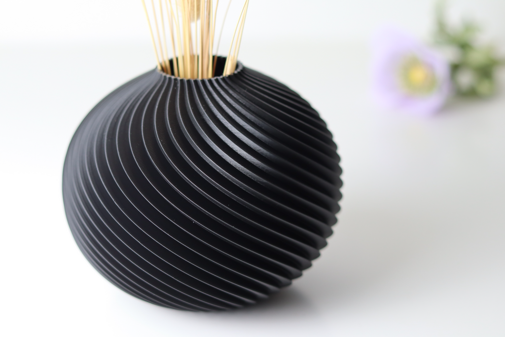 Sculptural Artistic Accent Vase, Modern Table Decor, Sculpt