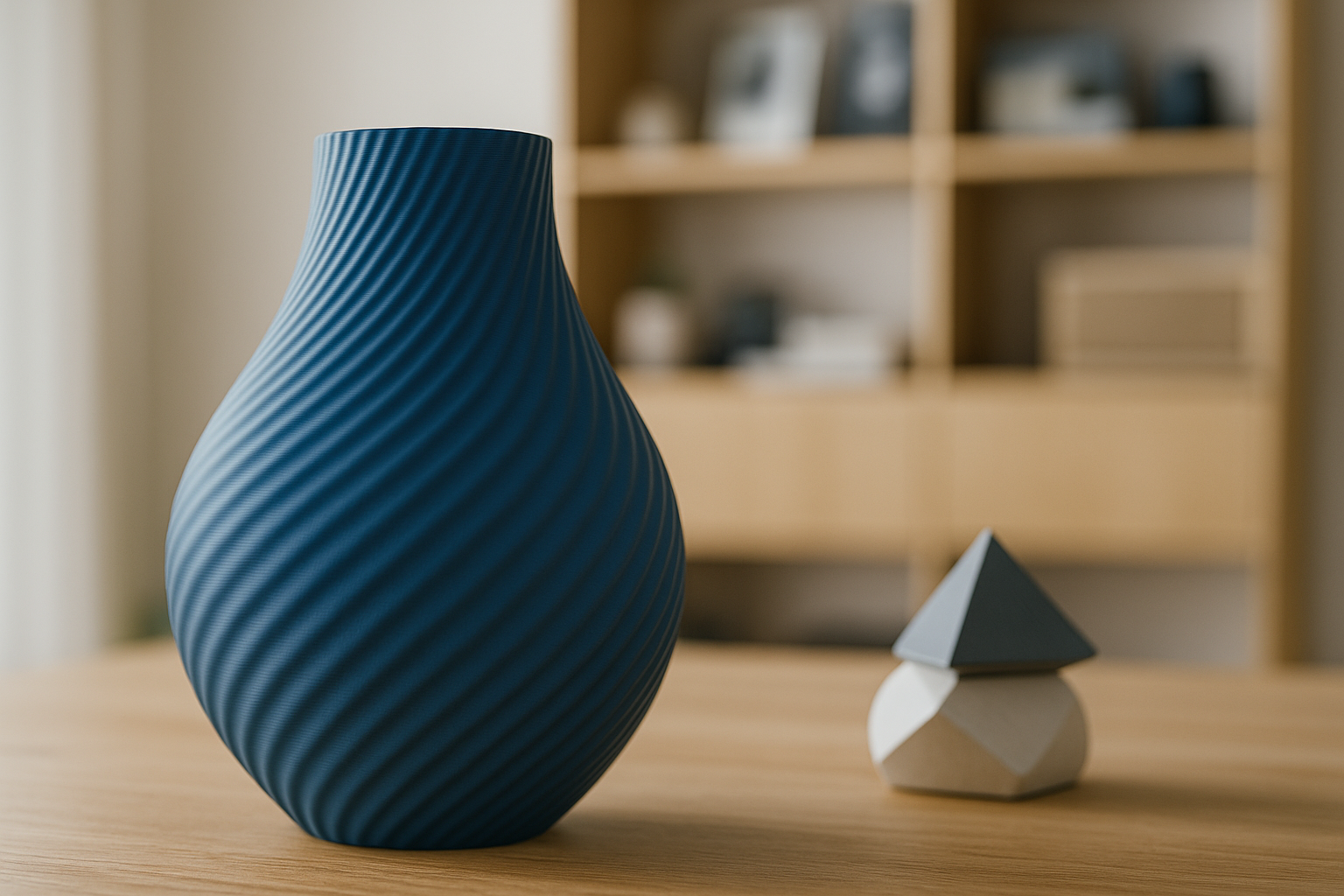Modern Organic Flower Vase, Contemporary Home Decor, Petalo