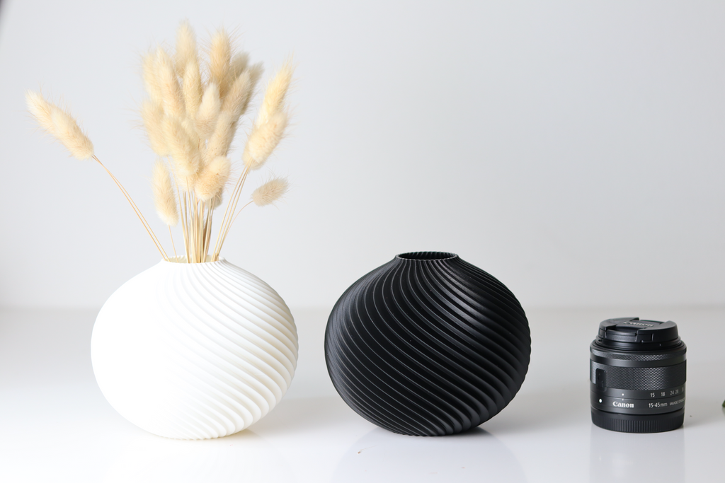 Sculptural Artistic Accent Vase, Modern Table Decor, Sculpt