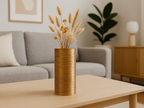 Sculptural Bold Flower Holder, Japandi Shelf Accent, Leo I