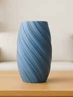 Smooth Elegant Flower Holder, Minimalist Shelf Accent, Suave