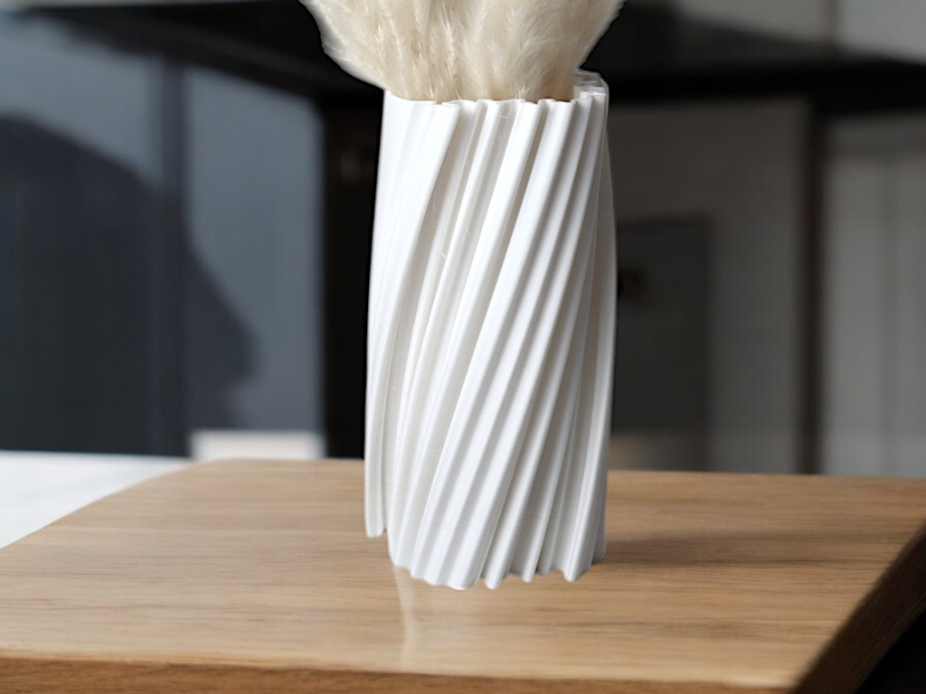 Vibrant Lively Art Vase, Scandinavian Room Accent, Viva