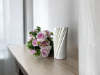 Vibrant Lively Art Vase, Scandinavian Room Accent, Viva