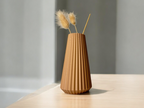 Conical Minimalist Flower Holder, Japandi Shelf Accent, Cono