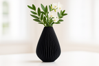 Modern Flowing Decorative Vase, Minimalist Living Room Art, Sinuo