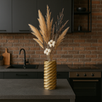 Coiled Textured Accent Vase, Minimalist Table Decor, Gomitolo
