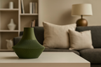 Linear Minimalist Decorative Vase, Boho Chic Living Room Art, Linea
