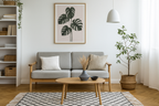 Linear Minimalist Decorative Vase, Boho Chic Living Room Art, Linea