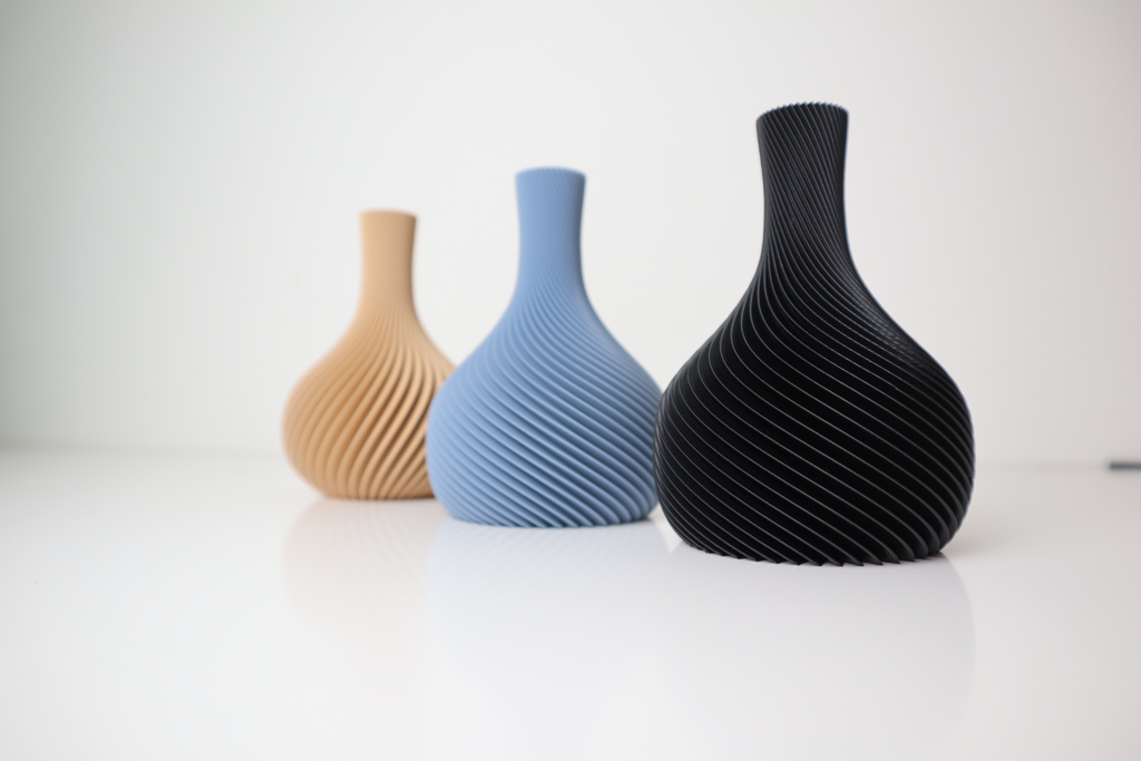 Flowing Dynamic Flower Vase, Minimalist Home Decor, Fluxo