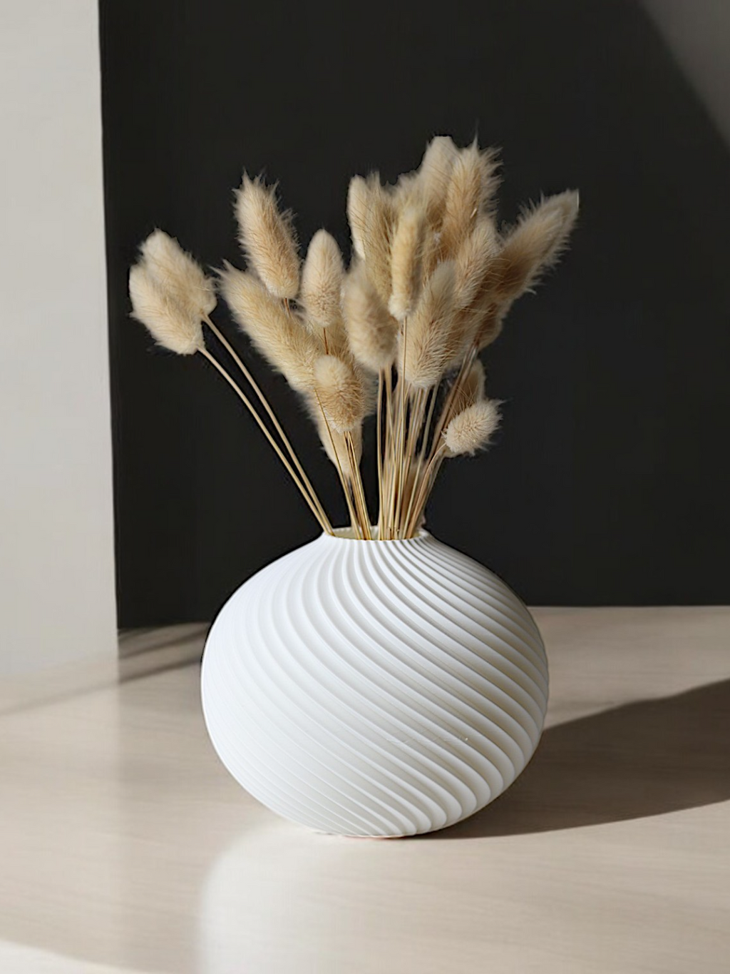 Sculptural Artistic Accent Vase, Modern Table Decor, Sculpt