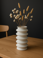 Modern Round Flower Vase, Boho Chic Home Decor, Circulo