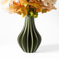 Exotic Sculptural Art Vase, Boho Chic Room Accent, Zolara